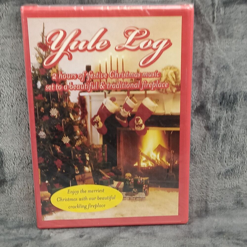 Yule Log  DVD  2 hrs of festive Christmas music